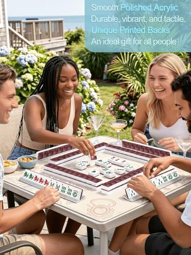 Set de Mahjong Americano con Estuche de Viaje miniatura 5