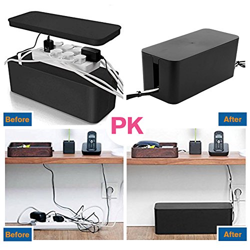 image for Davidsons Collection [Set of Three] Cable Management Boxes Organizer, 