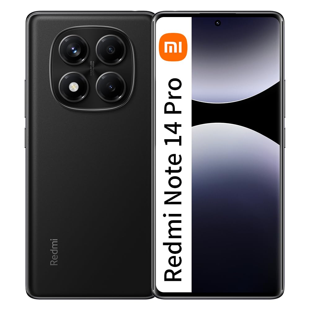 Xiaomi Redmi Note 14 Pro 4G 12/​512GB Negro Medianoche Libre