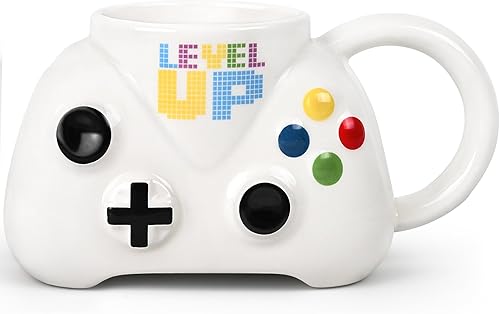 Cabtnca Regalos para jugadores, tazas de juego, regalo de Navidad para hombres, adolescentes, niños, regalo de elefante blanco para adultos, regalos