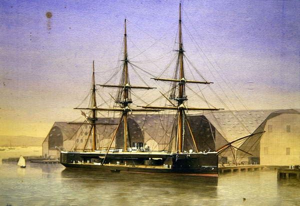 Peinture abstraite du Capitaine HMS par Mitchell, une impression d'art élégante 60x90cm