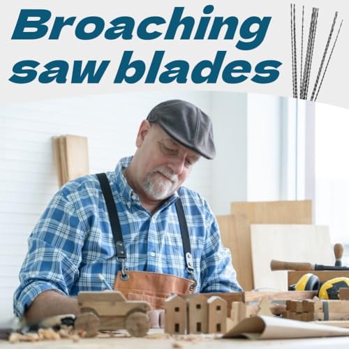 Laubsägeblatt,24pcs Spirallaubsägeblätter,Laubsäge Laubblatt,Laubsäge Spirallaubsägeblätter,Spiralzahn Laubsägeblätter,Laubsägeblätter Set,für Holz Kunststoff Metall Laubsägen Zubehör