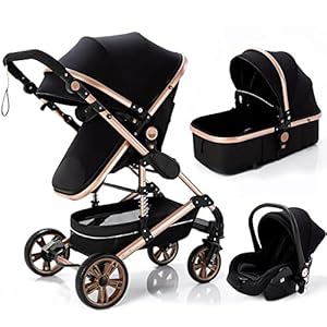 Multifunctionele 3 in 1 kinderwagen Hoge landschap kan zitten liggende licht opvouwbare kinderwagens Tweeweg met…