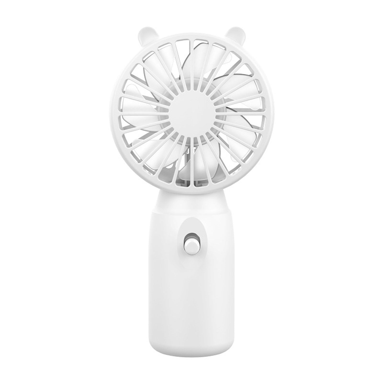 Handheld Fan - Rechargeable Pocket Fan, Portable Fan for Travel, Lightweight Small Desk Fan for Commute Office (White)