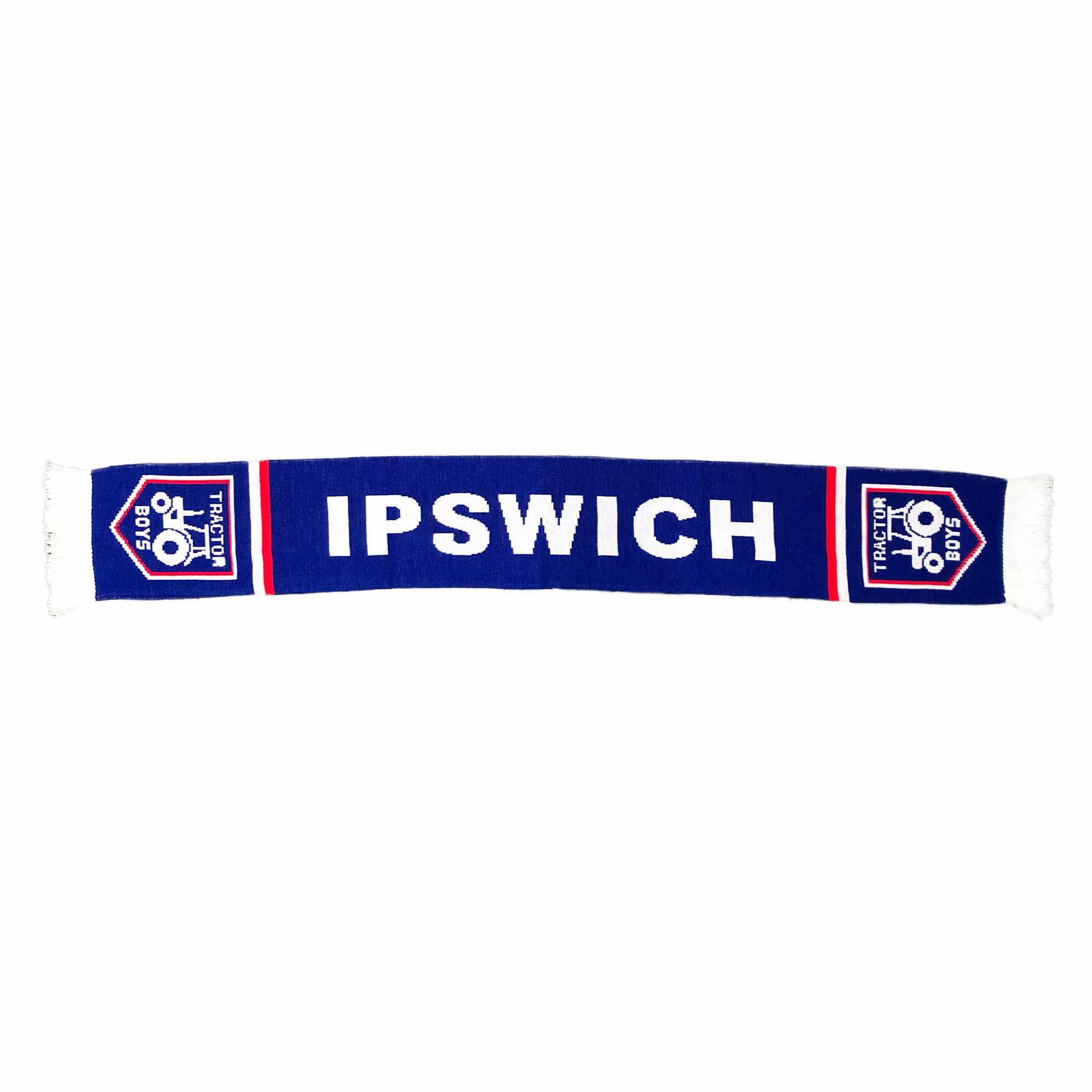 Gifts 4 All Boys Multicolour Ipswich Tractor Football Fans Match Day Knitted Scarf, Ipswich Football Fans Scarf, Ipswich Knitted Scarf, Ipswich Tractor Scarf, Ipswich Souvenir Scarf