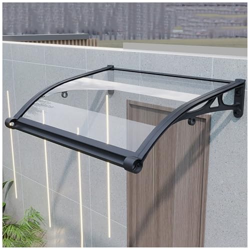 Outdoor Regen Stoppen Vordach Home Aluminium-Konsole Fenster Pultvordach Terrasse Markise Transparent Haustür Vordach Vordach Mit Rinnen Für Regen Schnee Und Windigen Tagen Vordach Für Haustür(70*80cm Outdoor Regen Stoppen Vordach Home Aluminium-Konsole Fenster Pultvordach Terrasse Markise Transparent Haustür Vordach Vordach Mit Rinnen Für Regen Schnee Und Windigen Tagen Vordach Für Haustür(70*80cm