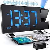 radiowecker mit cd player preisvergleich 【HELLIGKEITSANPASSUNG】 Es gibt vier Arten der Bildschirmhelligkeit (hoch / mittel / niedrig / aus). Sie können die Helligkeit tagsüber erhöhen und nachts je nach Bedarf verringern.