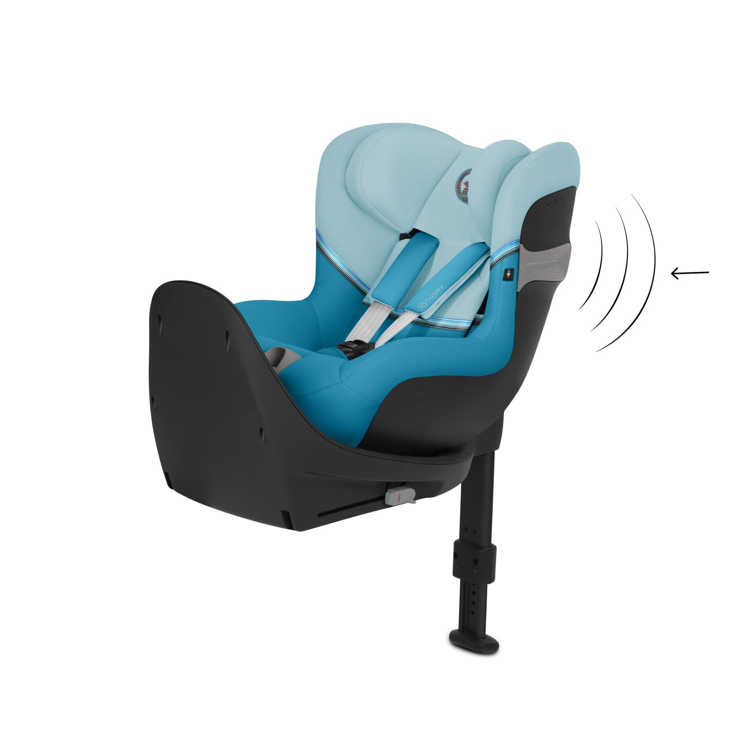CYBEX Gold Seggiolino Auto Sirona S2 i-Size, Per Bambini da circa 3 Mesi a 4 anni, Max. 18 kg, Compatibile con SensorSafe, Beach Blue