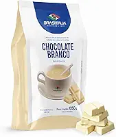 Brasitália Chocolate Branco em Pó 1,05kg – Mistura Cremosa para Bebida Quente ou Fria | Preparo Rápido com Leite ou Água | Ideal para Cafeterias, Máquinas Vending, Escritórios e Uso Doméstico