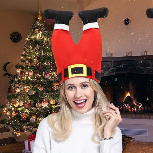 Akxlax Weihnachtsmützen Nikolausmütze Erwachsene Lustig Witzig,...
