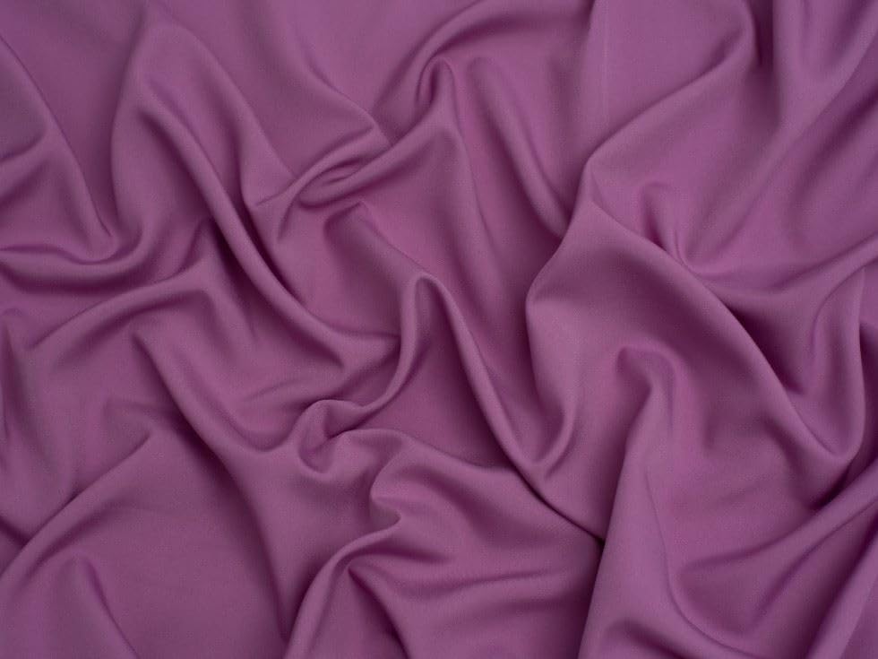 Minerva Soft Touch Crepe Fabric Raspberry Pink - per metre