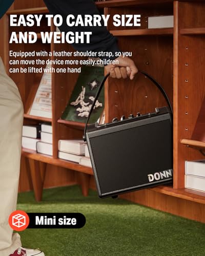 Donner Mini Electric Drum Amp 20W, Wireless Electronic Drum Amplifier Keyboard Speaker DDA-20 Portable for Home Practice - image 3