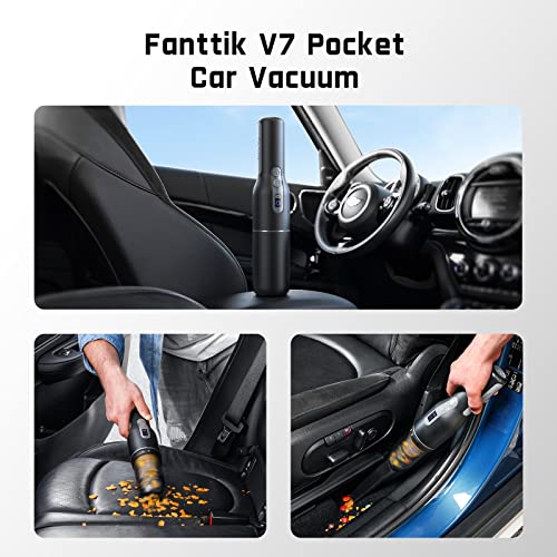 Fanttik 2-Pack Replacement HEPA Filter, Washable and Reusable Filter, Fits for Fanttik V7 Pocket & V7 Ace Car Vacuum Cleaner