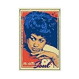 Aretha Franklin Poster Cover Leinwand Poster Schlafzimmer 