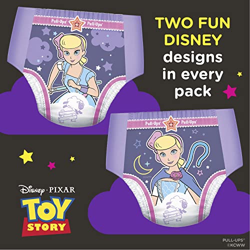 Pull-Ups Girls' Nighttime Potty Training Pants, Training Underwear, 3T-4T (32-40 Lbs), 60 Ct #TOP7