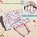 Imagen de NEWIROVE Bolsa Playa Mujer Grande Xxl Familiar Bolsos Playa Con Cremallera Beach Bag Plegable Bolsa Viaje Ligero Tote Bag Mujer Para Playa