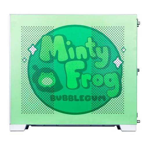 Image of Velztorm Minty Frog Custom Built Gaming Desktop PC (AMD Ryzen 7 5700X, GeForce RTX 5070, 32GB DDR4, 2TB PCIe SSD, RGB Fans, 240mm AIO, 850W PSU, WiFi 5, Bluetooth 5.0, RJ-45, Win 11 Pro)
