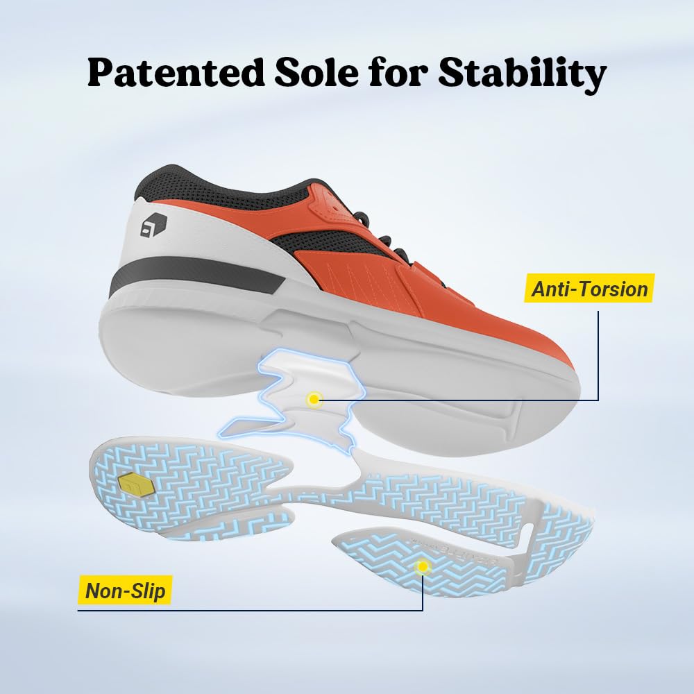 FitVille Extra Weit Tennisschuhe Herren Breit Hallenturnschuh Atmungsaktiv Training Schuhe für Tennis Badminton Walking Fitnessstudio