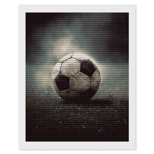 Peinture diamant sport football 40,6x50,8 cm avec outils de bricolage