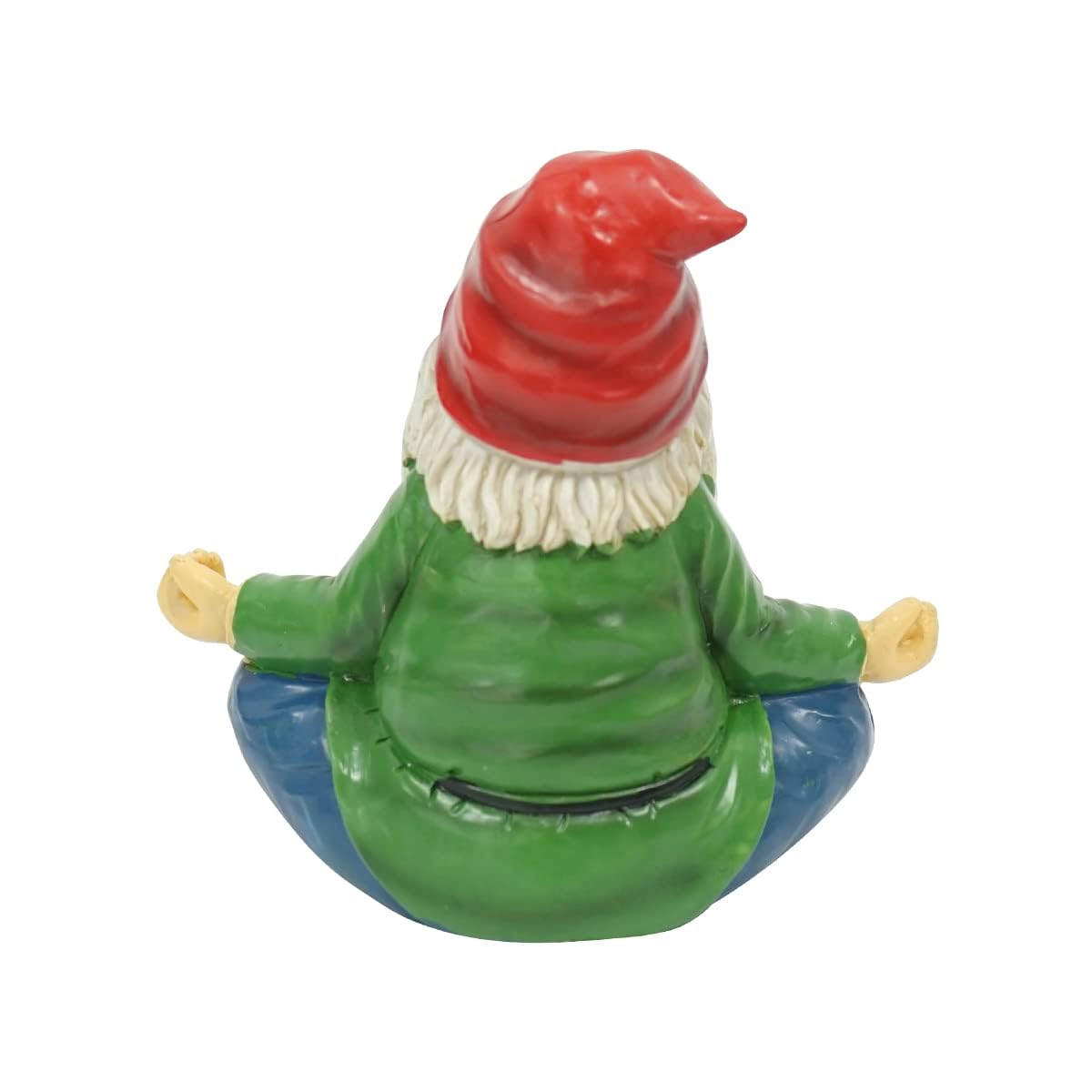 EraSpooky Statua di gnomi in resina da 15,2 cm, decorazione per esterni, sculture novità, decorazioni per cortile, patio, prato, regali divertenti per vacanze da giardino