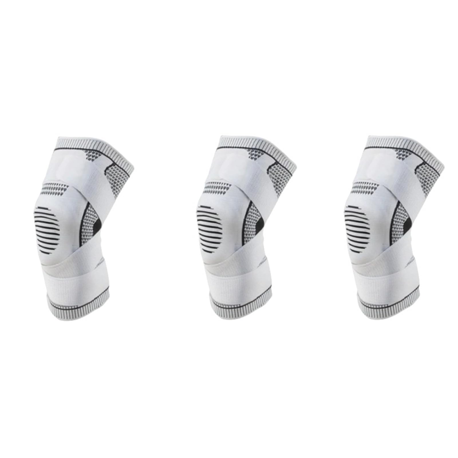 MEIION nuage confort VieActive 2.0 Genouillères de compression sportives Support antidérapant pour course, fitness, basket et randonnée