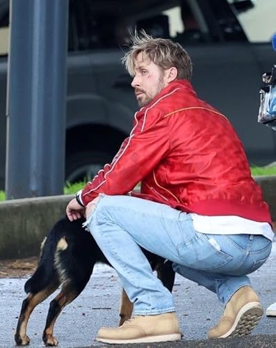 Red Satin Jacket Men Red Satin Bomber Jacket Mens Red Satin Varsity Jacket Mens - Image 5