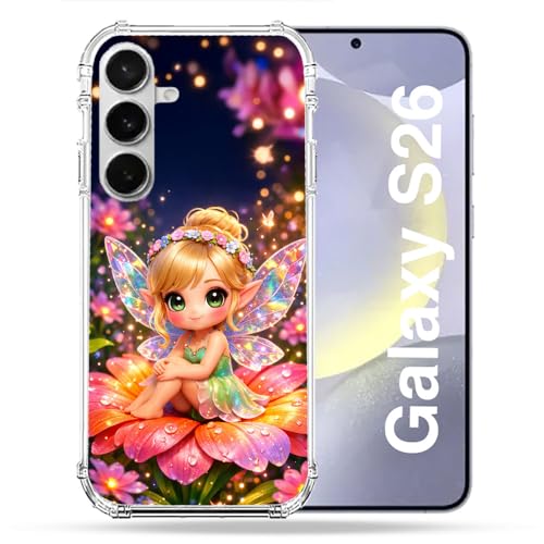 Coque Samsung S26 renforcée silicone antichoc fée kawaii