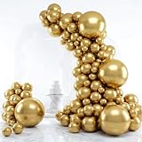 RUBFAC 129-Piece Chrome Gold Kit