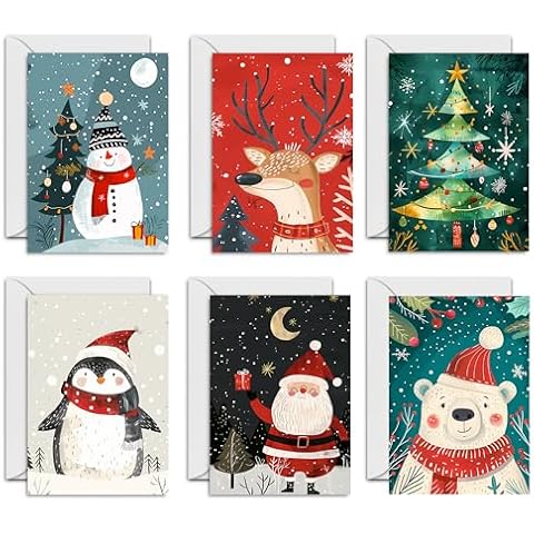 Giftzie Christmas Cards Multipack - 24 Pack Cover