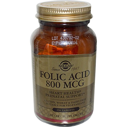 Solgar Folic Acid 800mcg 250 Tab 3-Pack