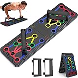 Berleng Push Up Board, Foldable Pushup Fitness Stand for Portable Strength Training. Rugged, Stable