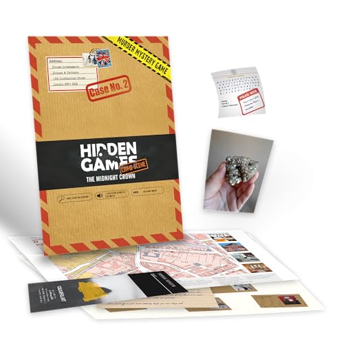 Hidden Games Crime Scene - Juego de Escape Room, escena del crimen, «The Midnight Crown» (versión de Reino Unido)