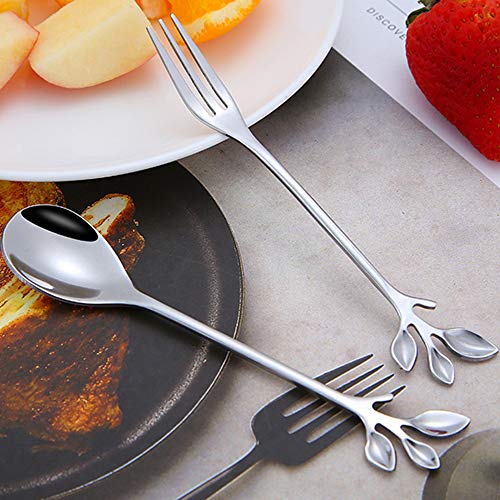 Ansaw FR-ICE CREAM-05H-611 10-Pc Silver Mini Spoons & Forks Set thumb #2