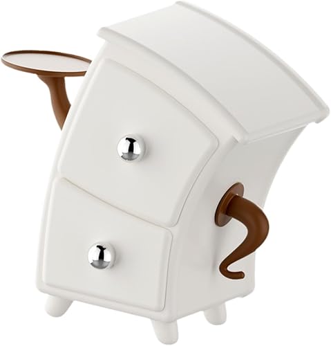 Colaxi Makeup Organiser, Cosmetic Puff Organizer Drawer, Compact Tray, Unique Shape Jewelry Storage Box for Bedroom Dresser