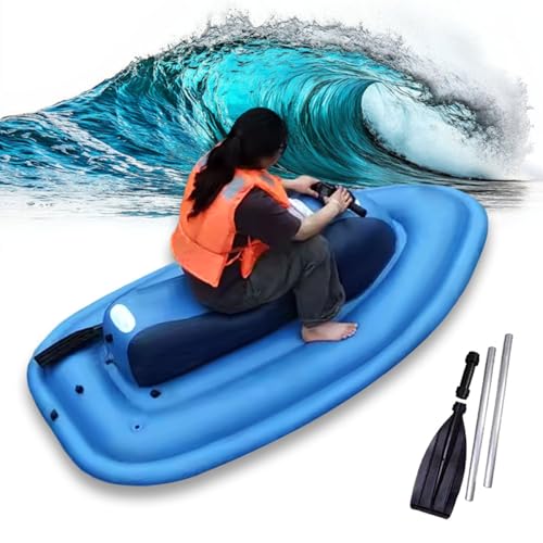 Jet Boat gonflable avec moteur électrique et télécommande pour sports nautiques