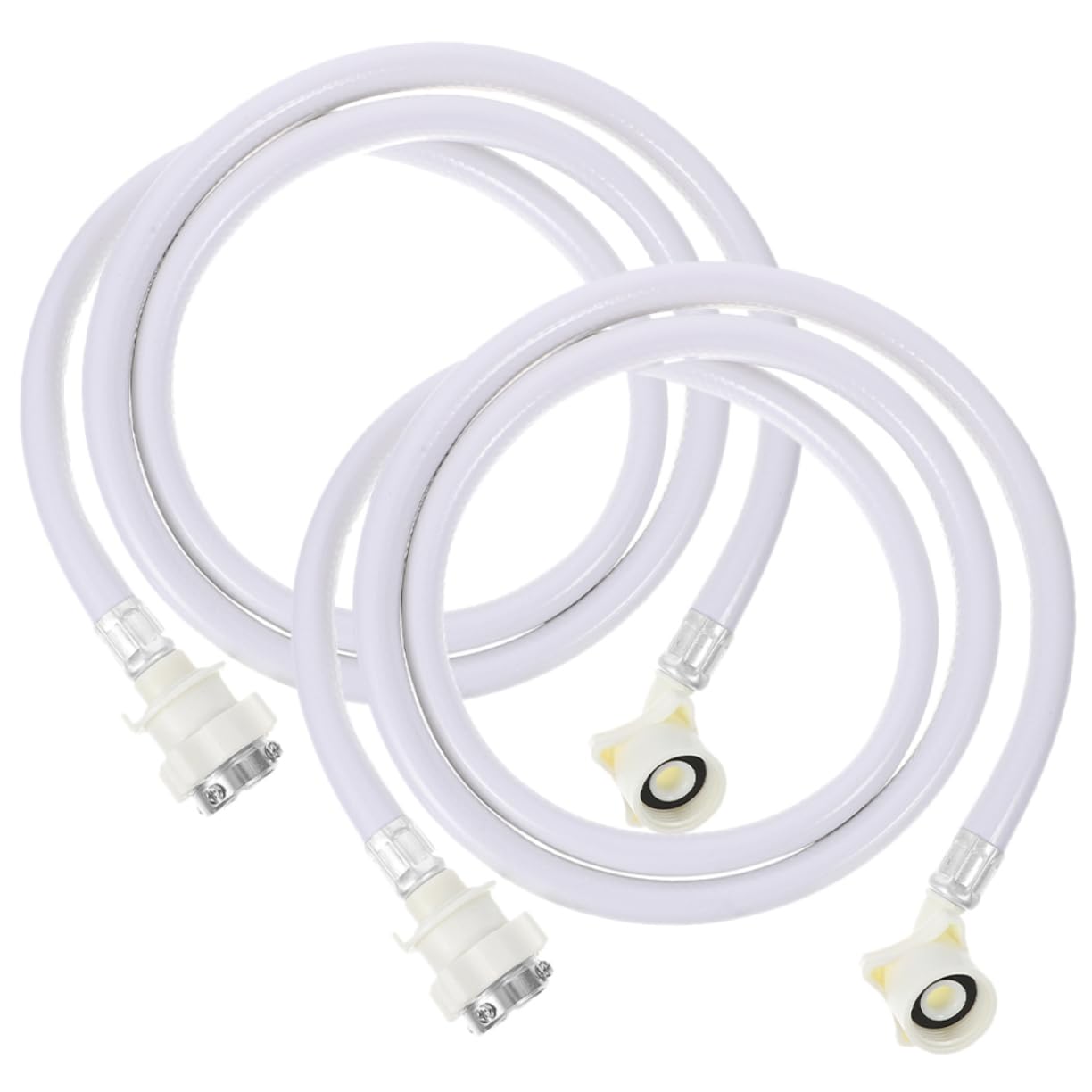 Gatuida 2pièces Tuyau Arrivée Eau Pour Machine à Laver De Rallonges Avec Adaptateur Installation Facile Et Universelle Connexion Robuste Et Étanche