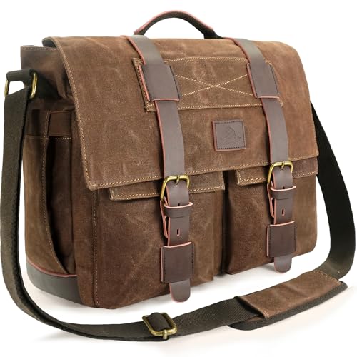 densata 14-Inch Waxed Canvas Bag