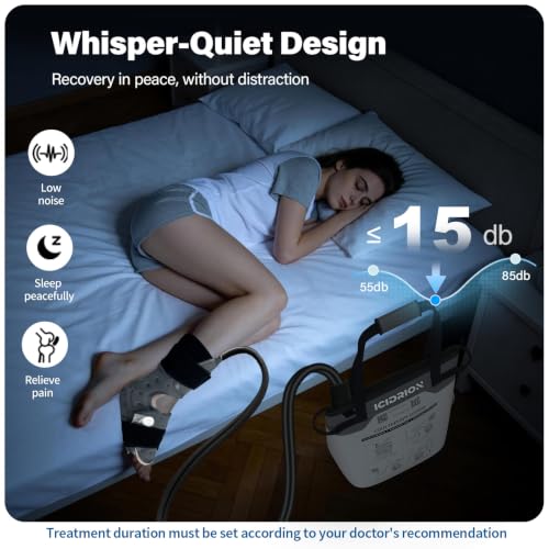 Image of Quiet Ice Machine for Ankle After Surgery, Programmable & Portable