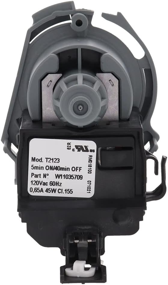 PRYSM W11412291 Dishwasher Pump Motor Compatible with Whirlpool, Maytag, KitchenAid, Jenn-Air, Amana, Magic Chef, Admiral, Norge, Roper, Replacement for AP6977699, W11035709
