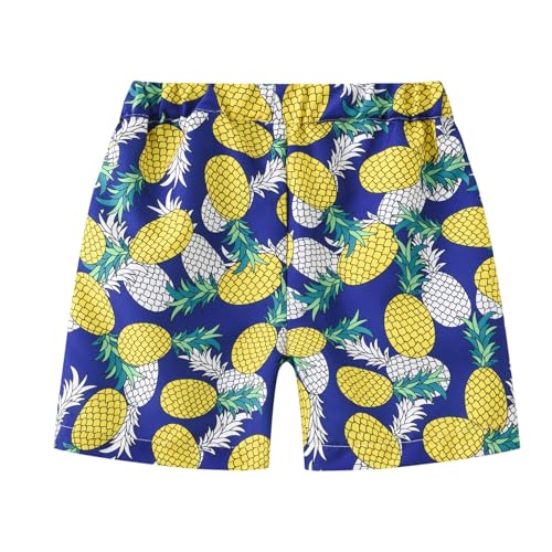 Boys Baggy Shorts Vacation Comfy Cute Printing Beach Pants Casual Sports Shorts Elastic Waist with Pockets2