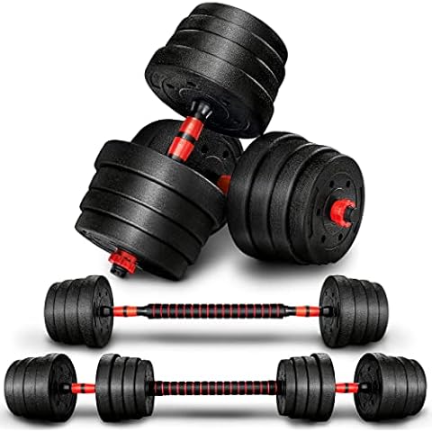 RE:SPORT Juego de mancuernas 2 en 1 ajustables 30 kg Cover