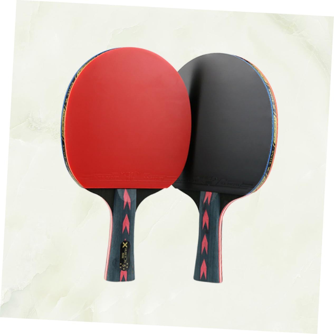 Raqueta De Tenis De Mesa De Madera 6 Uds 5 Raquetas De Pingpong