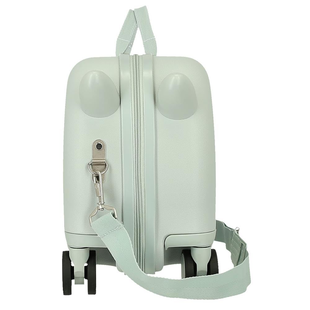 Roll Road Happy Valigia per Bambini Rigida Chiusura a combinazione Laterale 4 Ruote Bagaglio a Mano è realizzato in ABS, un materiale rigido e leggero