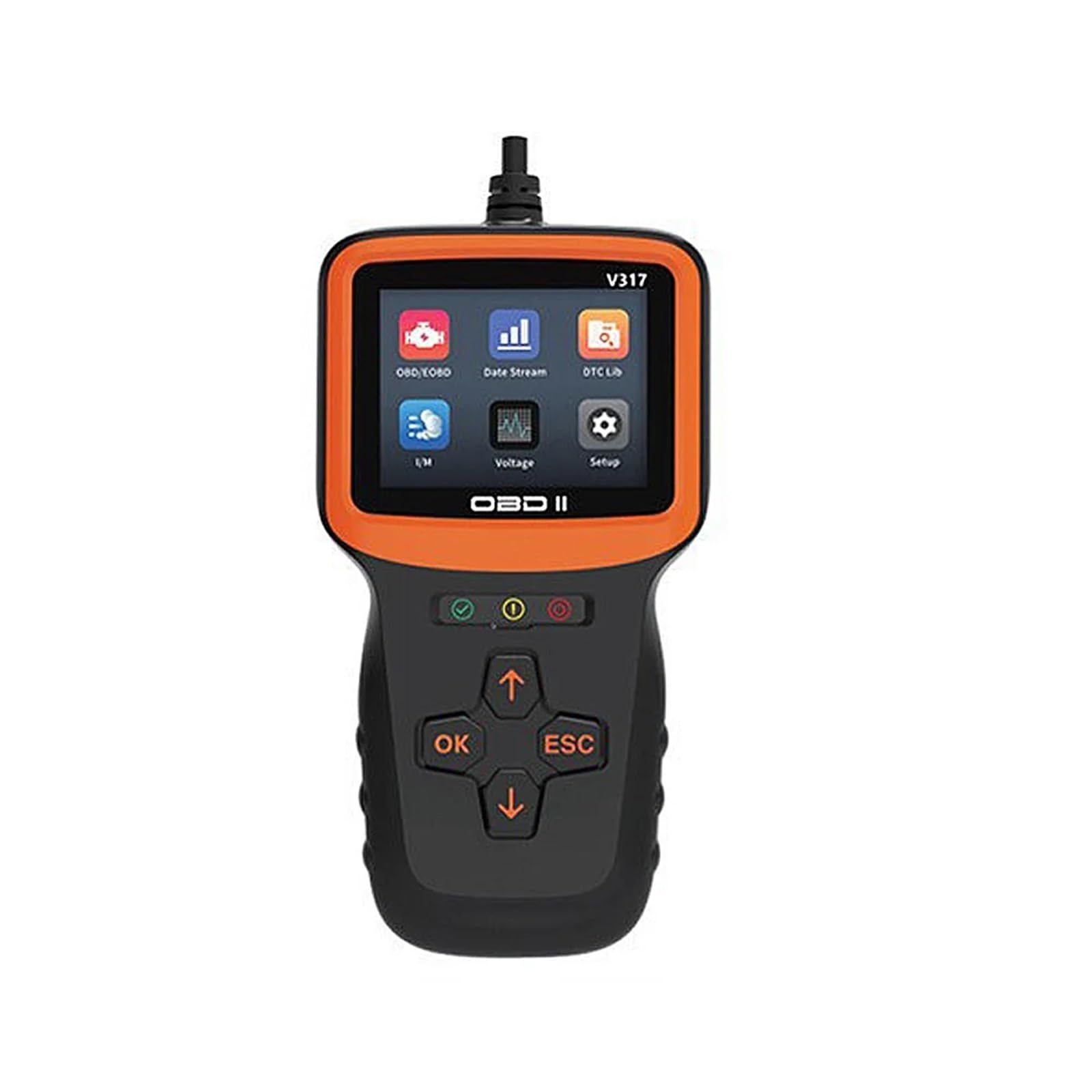 Lettore di Codici diagnostici for Scanner OBD2 V317 Strumento diagnostico OBDII for Auto Rilevatore guasti al Motore for Accessori for