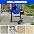 Dkenicor Cement Mixer, 750W 1HP Electric Cement Mixer Machine, 5.3 Cu.Ft. Potable Concrete Mixer Machine with Wheel and Stand, Blue