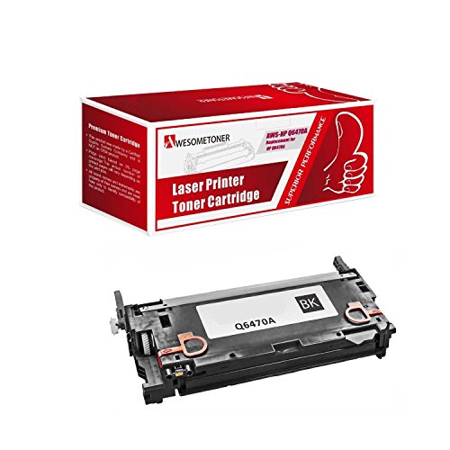 Awesometoner Remanufactured Toner Cartridge Replacement for Q6470A use with Laserjet 3600, 3600dn, 3600n, 3800, 3800dn, 3800dtn (Black, 1-Pack)