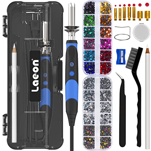 Hotfix Rhinestone Applicator Tool, Hot Fixed Applicator Rhinestones Kit, Bedazzler Kit With Rhinestones For Clothes, Bigger Gems Crystal Pen Setter, 15 Colors Rinestones Set, Ab Crystal,Diy For Crafts #TOP2