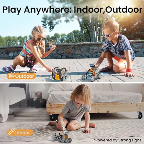 sillbird 12-in-1 solar robot building kit stem gift for boys aged 8-13 diy science educational robotic toys for kids teens birthday powered by the sun with 190 pieces