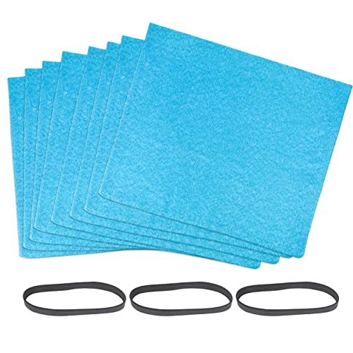 8 Pack 25-1217 Reusable Dry Filters Fit for Stanley 1-6 Gallon Wet/Dry Vac