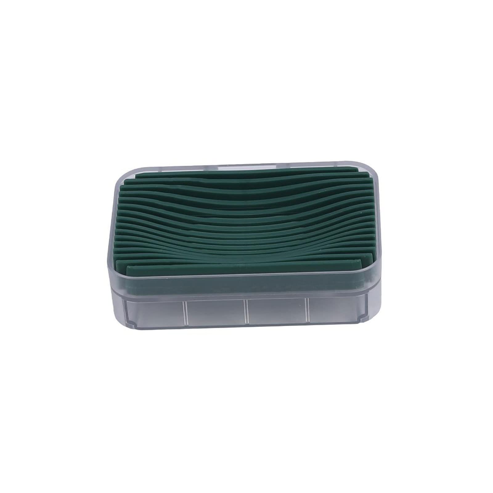 Soap dish, Soap Holder, Dish Drain Rack, Suitable For Family Bathroom(Green)